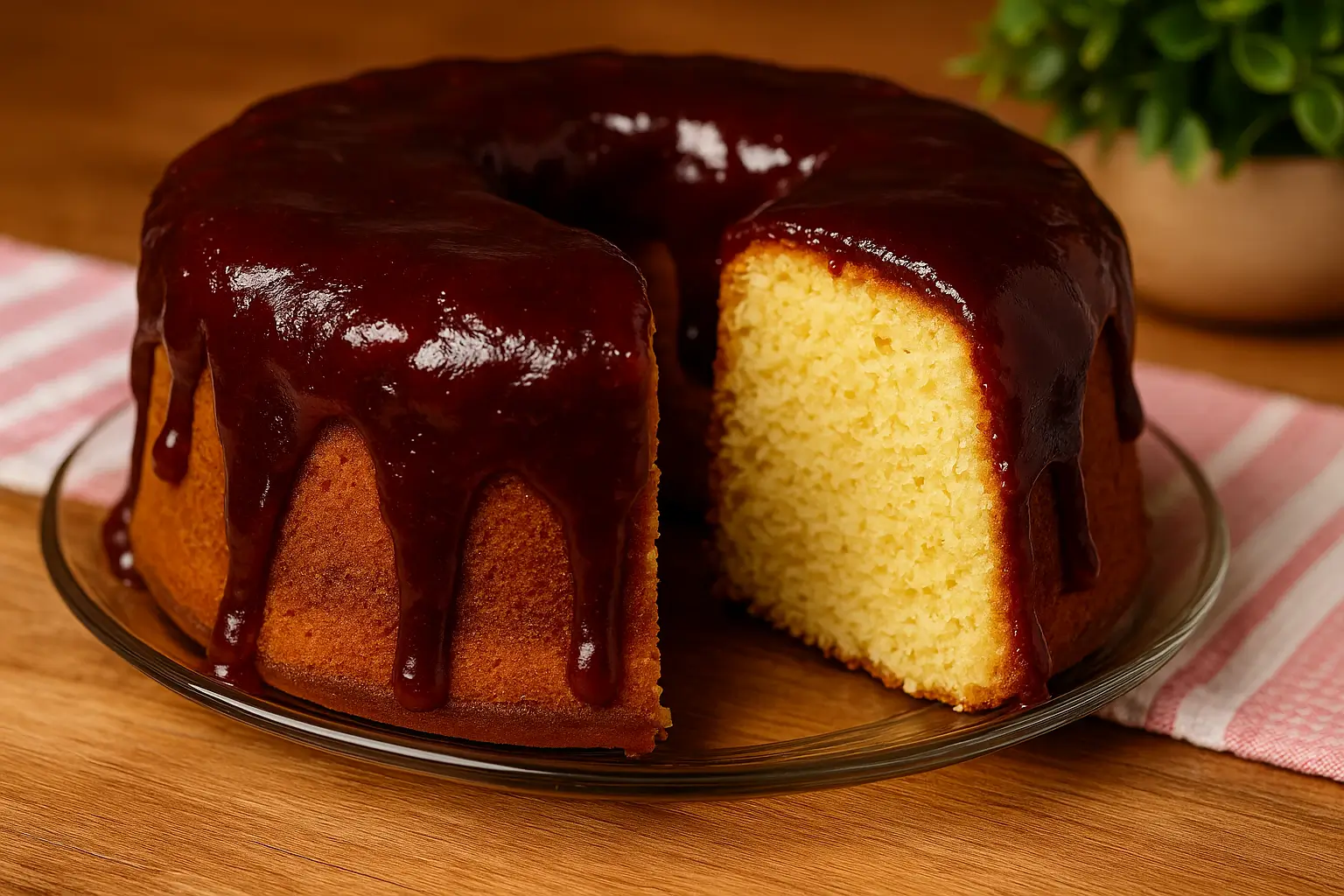 Receita de Bolo Dois Amores com Goiabada